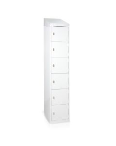 Statewide 6 Door 300mm Wide Locker (with sloping top - extra)